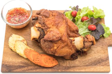 Gevrek domuz knuckle veya Alman domuz Hocks