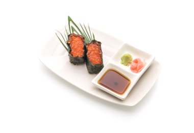 Somon Karaca nigiri suşi - Japon gıda tarzı