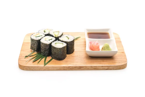 Gurken Maki Sushi - japanische Küche — Stockfoto