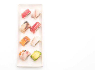 karışık suşi roll - Japon gıda tarzı