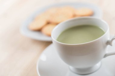 hot matcha latte