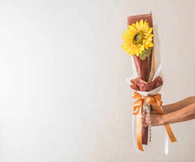 Güzel bir buket çiçek