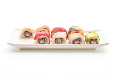 karışık suşi roll - Japon gıda tarzı
