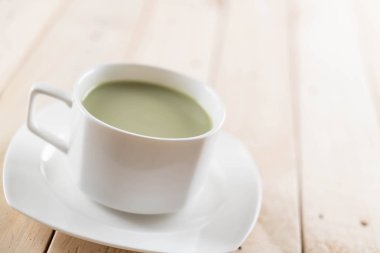 hot matcha latte