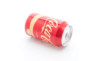 Bangkok, Tayland - 4 Nisan 2017: Coca Cola vanilya ayırabilirsiniz