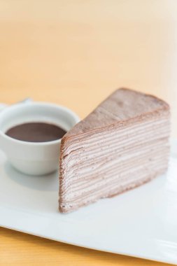 çikolatalı krep pasta