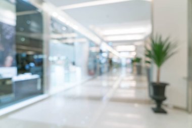 Lüks alışveriş merkezinde soyut bulanıklık