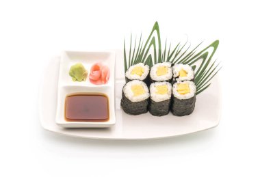 tatlı yumurta maki (tamago) - Japon gıda tarzı