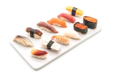 karışık sushi nigiri - Japon gıda tarzı