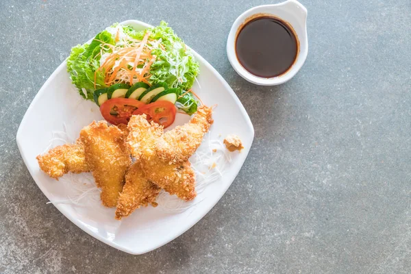 Kızarmış Balık tonkatsu sos ile