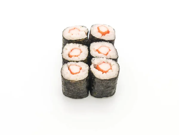 Bastone di granchio maki sushi- stile alimentare giapponese — Foto Stock