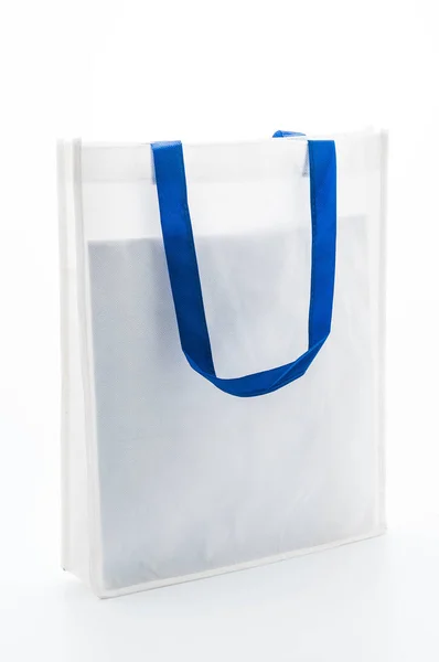 White fabric bag — Stock Photo, Image