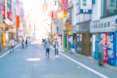 Shinjuku Tokyo City, soyut bulanıklık