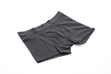 Beyaz arka plan üzerinde erkek iç giyim