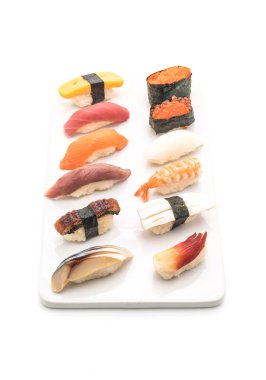 karışık sushi nigiri - Japon gıda tarzı