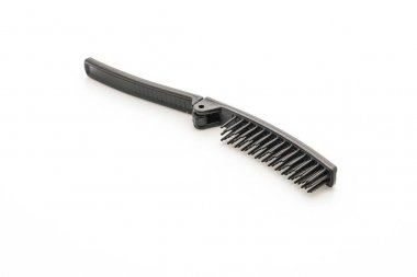 beyaz izole saç için tarak 