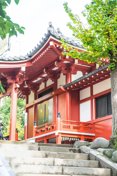 Belle architecture au temple Sensoji autour de la région d'Asakusa — Photo