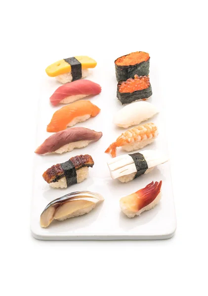 Mixed sushi nigiri - japanese food style — Stock Photo, Image