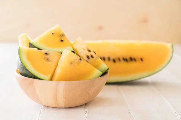 fresh yellow watermelon