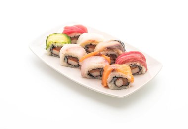 karışık suşi roll - Japon gıda tarzı