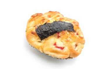 Deniz yosunu ve yengeç ile ekmek sopa