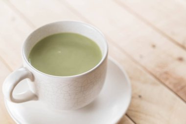 hot matcha latte