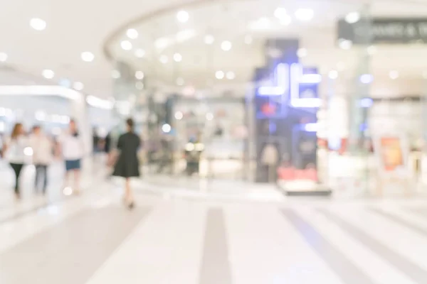 Loja de varejo borrão abstrato no shopping de luxo — Fotografia de Stock