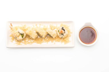 tempura karides suşi roll - Japon gıda tarzı