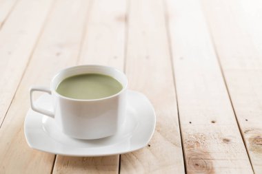 hot matcha latte
