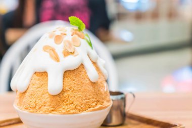 süt çay buz tıraş (bingsu) 