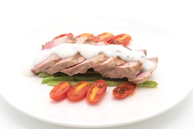 Tuna biftek salatası ile