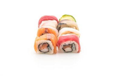 karışık suşi roll - Japon gıda tarzı