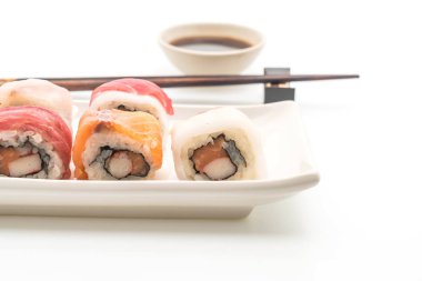 karışık suşi roll - Japon gıda tarzı
