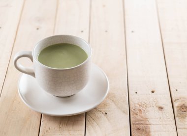 hot matcha latte