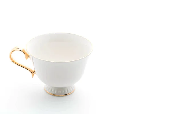 Xícara de café de luxo em branco — Fotografia de Stock