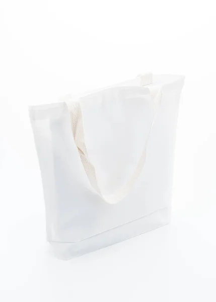 Borsa in tessuto bianco — Foto Stock