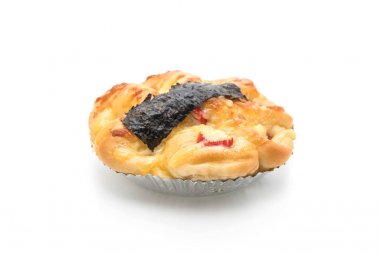 Deniz yosunu ve yengeç ile ekmek sopa