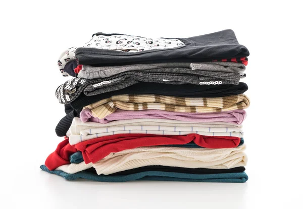 giyim üzerine beyaz yığınları 