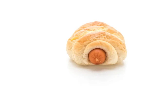 Sausage roll bread — Stock Photo, Image