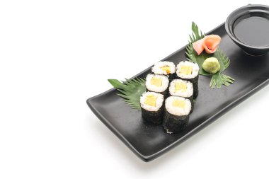 tatlı yumurta maki (tamago) - Japon gıda tarzı