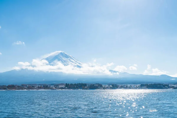 Montagne Fuji San au lac Kawaguchiko . — Photo