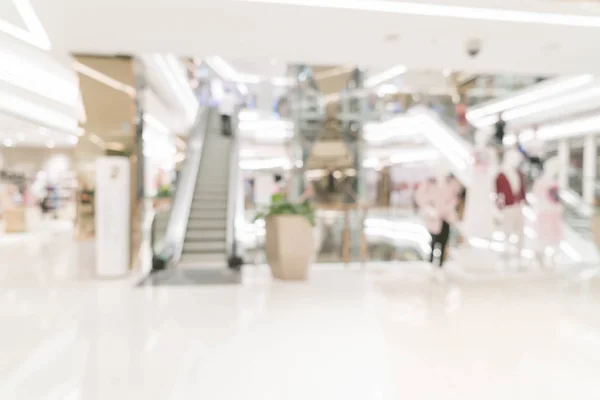 Negozio al dettaglio di sfocatura astratta nel centro commerciale di lusso — Foto Stock