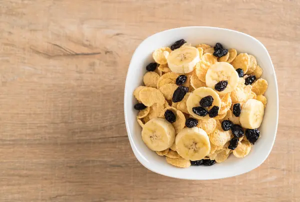 muz, Kuru üzüm ve süt ile tahıl 