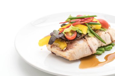 balığı biftek vagetable ile balık