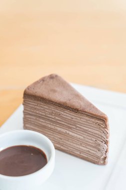 çikolatalı krep pasta