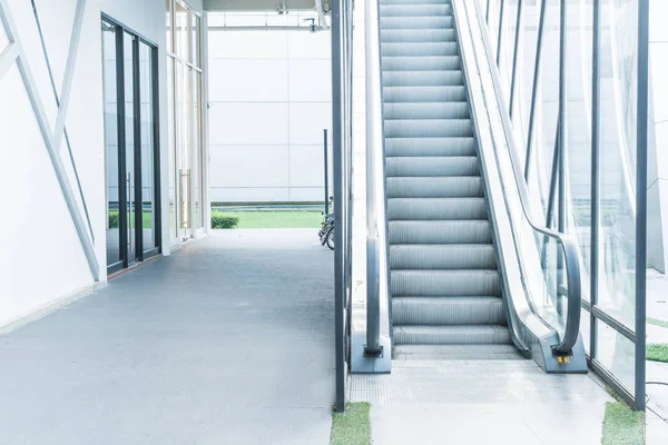 Empty escalator way — Stock Photo, Image