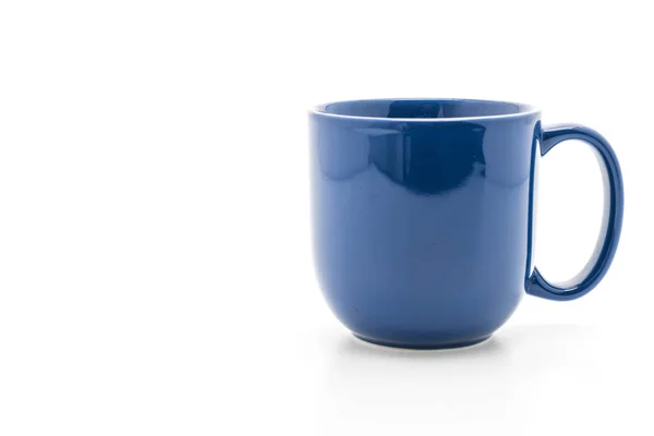 Caneca cerâmica azul — Fotografia de Stock