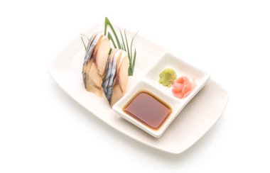 Saba nigiri suşi - Japon gıda tarzı