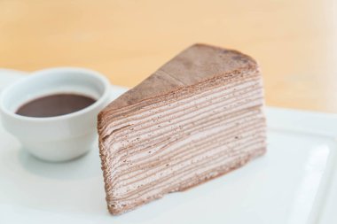 çikolatalı krep pasta