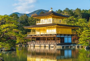Kinkakuji Tapınağı (altın köşk güzel mimari)